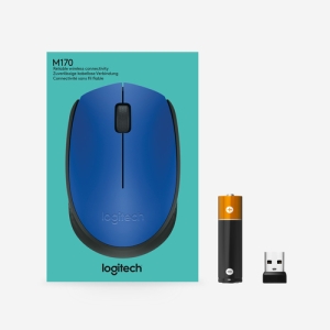 Logitech M171 Blue-K ratón Ambidextro RF inalámbrico Óptico 1000 DPI
