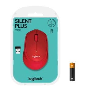 Logitech M330 Silent Plus ratón mano derecha RF inalámbrico Mecánico 1000 DPI