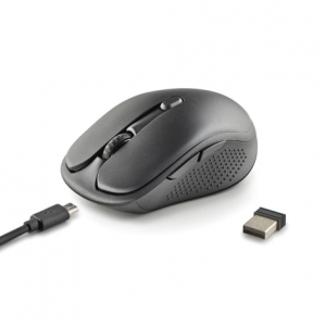 MOUSE NGS WIRELESS EVO RUST USB BLACK
