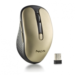 MOUSE NGS WIRELESS EVO RUST USB GOLD