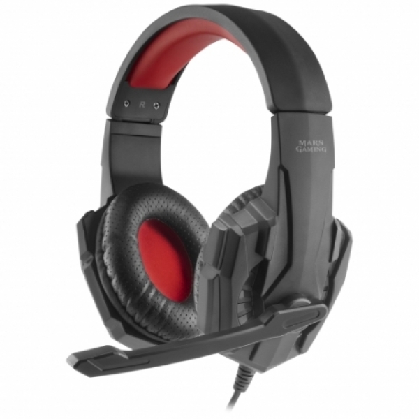 Mars Gaming MH020 auricular y casco Auriculares Alámbrico Diadema Juego Negro