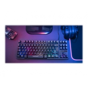Mars Gaming MKTKLES Teclado Gaming H-Mech Iluminación RGB 8 Efectos Antighosting Idioma Español