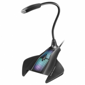 Mars Gaming MMIC micrófono Negro Micrófono de superficie para mesa