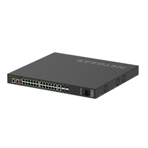 NETGEAR GSM4230P-100EUS switch Gestionado L2/L3 Gigabit Ethernet (10/100/1000) Energía sobre Ethernet (PoE) 1U Negro