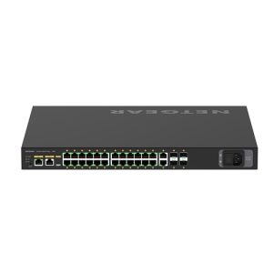 NETGEAR M4250-26G4XF-PoE+ Gestionado L2/L3 Gigabit Ethernet (10/100/1000) Energía sobre Ethernet (PoE) 1U Negro