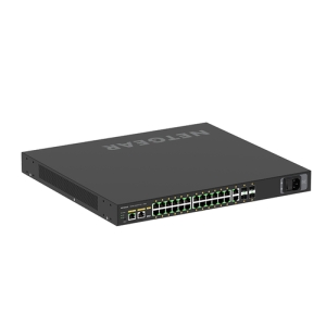 NETGEAR M4250-26G4XF-PoE+ Gestionado L2/L3 Gigabit Ethernet (10/100/1000) Energía sobre Ethernet (PoE) 1U Negro