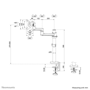 Neomounts soporte de escritorio Neomounts soporte de escritorio