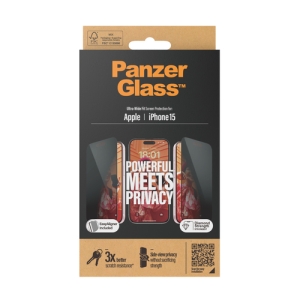 PanzerGlass Ultra Wide Fit Privacy Protector de pantalla Apple 1 pieza(s) PanzerGlass Ultra Wide Fit Privacy Protector de pantalla Apple 1 pieza(s)