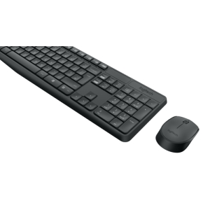Reacondicionado | Logitech MK235 teclado Ratón incluido USB QWERTY Español Gris
