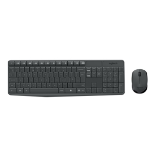 Reacondicionado | Logitech MK235 teclado Ratón incluido USB QWERTY Español Gris