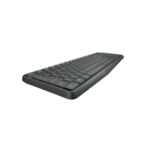 Reacondicionado | Logitech MK235 teclado Ratón incluido USB QWERTY Español Gris