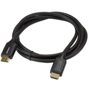 StarTech.com Cable de 2m HDMI 2.0 Certificado Premium con Ethernet - HDMI de Alta Velocidad Ultra HD de 4K a 60Hz HDR10 - para Monitores o TV UHD