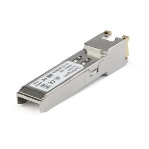 Alternative view of StarTech.com Módulo Transceptor SFP Compatible con el Modelo SFP-1GE-FE-E-T de Juniper - 1000BASE-T - SFP a RJ45 Cat6 / Cat5e - SFP Ethernet Gigabit 1Gb - RJ45 - 100m
