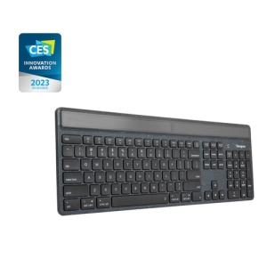 Targus Sustainable Energy Harvesting EcoSmart teclado Bluetooth QWERTY Nórdico Negro Targus Sustainable Energy Harvesting EcoSmart teclado Bluetooth QWERTY Nórdico Negro