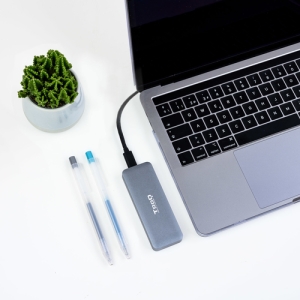 TooQ TQE-2281G caja para disco duro externo Caja externa para unidad de estado sólido (SSD) Gris M.2