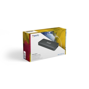 TooQ TQE-2281G caja para disco duro externo Caja externa para unidad de estado sólido (SSD) Gris M.2