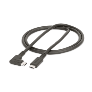 StarTech.com Cable de 1m USB-C Resistente Acodado a la Derecha - USB 3.2 Gen 2 (10 Gbps) - Cable de Transferencia USB Tipo C - DP de Modo Alt 4K 60Hz - PD 100W - Cable USBC de 90 Grados StarTech.com Cable de 1m USB-C Resistente Acodado a la Derecha - USB 3.2 Gen 2 (10 Gbps) - Cable de Transferencia USB Tipo C - DP de Modo Alt 4K 60Hz - PD 100W - Cable USBC de 90 Grados