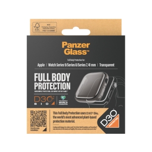 PanzerGlass Apple Watch Full Body Case D30 Transparente Vidrio templado, Tereftalato de polietileno (PET) PanzerGlass Apple Watch Full Body Case D30 Transparente Vidrio templado, Tereftalato de polietileno (PET)