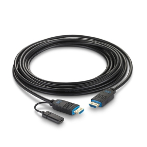 C2G Cable óptico activo (AOC) HDMI® de alta velocidad con serie de rendimiento de 15,2 m (50 ft) - 4K 60 Hz con clasificación Plénum