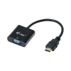 i-tec HDMI2VGAADA adaptador de cable de vídeo 0,15 m HDMI VGA Negro i-tec HDMI2VGAADA adaptador de cable de vídeo 0