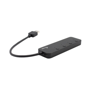 i-tec USB 3.0 Metal HUB 4 Port with individual On/Off Switches i-tec USB 3.0 Metal HUB 4 Port with individual On/Off Switches