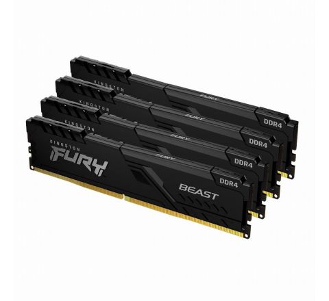 Kingston Technology FURY Beast módulo de memoria 32 GB 4 x 8 GB DDR4 32GB 3200 DDR4 DIMM Kit4 FURY Beast Blck