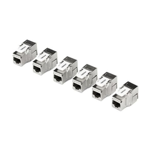 6 PACK CAT6A KEYSTONE JACK ACCS