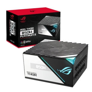 ASUS ROG THOR 850W Platinum II unidad de fuente de alimentación 20+4 pin ATX Negro, Azul, Gris ASUS ROG THOR 850W Platinum II unidad de fuente de alimentación 20+4 pin ATX Negro, Azul, Gris