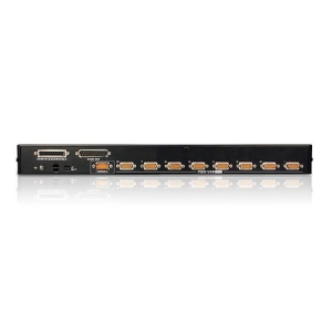 ATEN Switch KVM VGA PS/2-USB de 8 puertos con puerto para conexión en cadena y periféricos USB