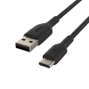 Belkin CAB001BT0MBK cable USB 0,15 m USB A USB C Negro Belkin CAB001BT0MBK cable USB 0