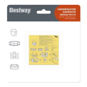 Bestway 62091 kit de reparación hinchable Bestway 62091 kit de reparación hinchable
