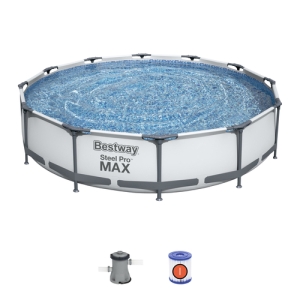 Bestway Steel Pro 56416 piscina sobre suelo Piscina con anillo hinchable Círculo 6473 L Azul