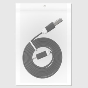 CABLE KABLEX USB MACHO / LIGHTNING MACHO IOS 7 1M BLACK