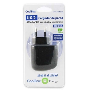 Alternative view of Cargador Coolbox Pared 5v 2xusb