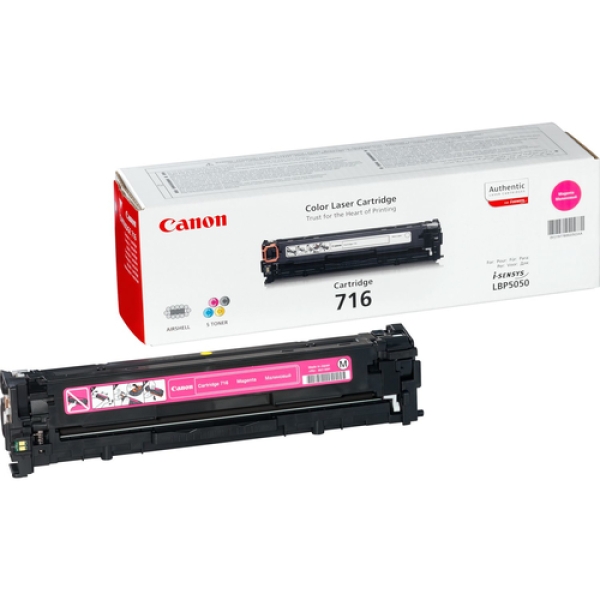 Canon Toner 716 cartucho de tóner 1 pieza(s) Original Magenta