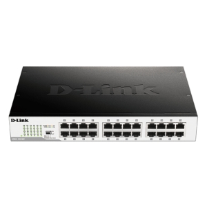 D-Link DGS-1024D switch No administrado Gigabit Ethernet (10/100/1000) 1U Negro
