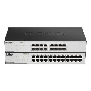 D-Link GO-SW-24G No administrado L2 Gigabit Ethernet (10/100/1000) 1U Negro