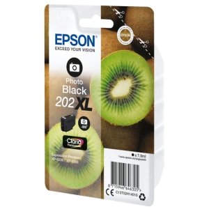 Epson Kiwi Singlepack Photo Black 202XL Claria Premium Ink