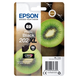 Epson Kiwi Singlepack Photo Black 202XL Claria Premium Ink