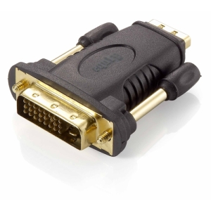 Equip 118908 cambiador de género para cable DVI (24+1) HDMI A Negro