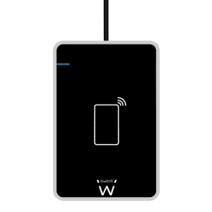 Ewent EW1053 lector de tarjeta magnética Negro USB