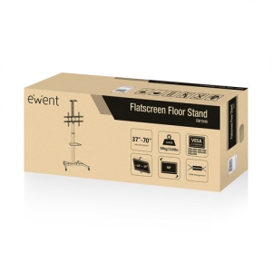 Ewent EW1540 soporte para TV 177,8 cm (70") Negro
