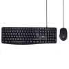 Ewent EW3006 teclado Ratón incluido USB QWERTY Español Negro Kit teclado + mouse raton ewent EW3006