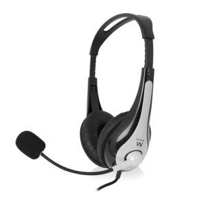Ewent EW3565 auricular y casco Auriculares Alámbrico Diadema Llamadas/Música USB tipo A Negro