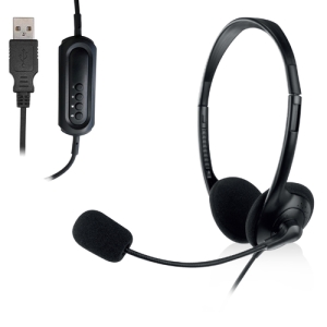 Ewent EW3568 auricular y casco Auriculares Alámbrico Diadema Llamadas/Música USB tipo A Negro Ewent EW3568 auricular y casco Auriculares Alámbrico Diadema Llamadas/Música USB tipo A Negro