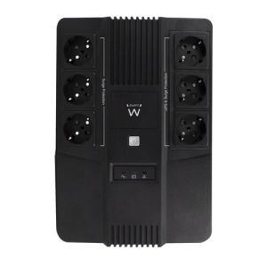 Ewent EW3945 sistema de alimentación ininterrumpida (UPS) Línea interactiva 0,6 kVA 360 W 1 salidas AC Ewent EW3945 sistema de alimentación ininterrumpida (UPS) Línea interactiva 0,6 kVA 360 W 1 salidas AC