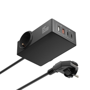 5 m 2 salidas AC Interior Negro