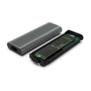 Ewent EW7025 caja para disco duro externo Caja externa para unidad de estado sólido (SSD) Gris M.2