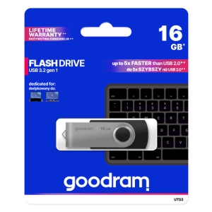 Goodram UTS3 unidad flash USB 16 GB USB tipo A 3.2 Gen 1 (3.1 Gen 1) Negro Goodram UTS3 unidad flash USB 16 GB USB tipo A 3.2 Gen 1 (3.1 Gen 1) Negro