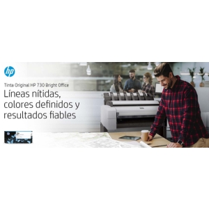 HP Cartucho de tinta DesignJet 730 negro mate de 130 ml
